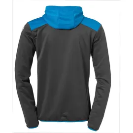 Kempa Emotion 2.0 1/4-Zip Hoodie anthrazit/kempablau S