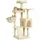 Songmics Kratzbaum 136 cm hoch beige