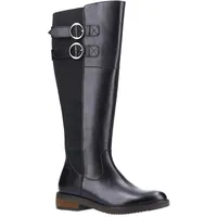 Hush Puppies - Damen Stiefeletten "Carla", Leder FS8513 (35,5 EU) (Schwarz) - Schwarz - 35,5