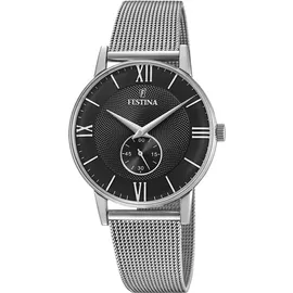 Festina Retro Quarz Edelstahl 36 mm F20568/4