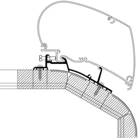 Thule Omnistor 9200/6300 Adapter LMC Explorer Cruiser MJ 2018, 3,5m