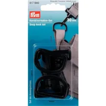 Bleckmann Prym Karabinerhaken Set, Kunststoff, schwarz