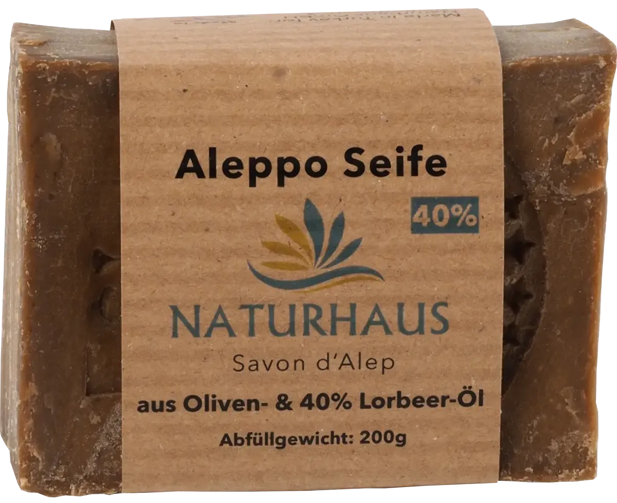 NATURHAUS Aleppo Seife 40% Lorbeeröl