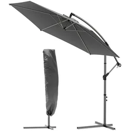 VOUNOT Ampelschirm 300 cm Grau