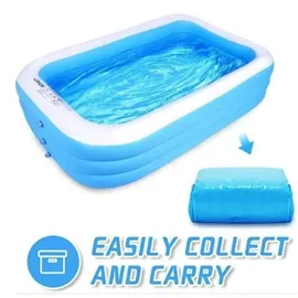 tinisu Aufblasbarer Kinderpool 150 x 110 x 50 cm (B)