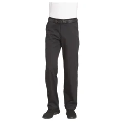 Leiber Herrenhose ohne Bundfalte, schwarz 12/5740/10-42 , Größe: 42