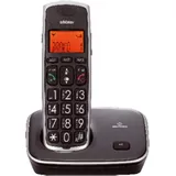 Brondi Bravo Gold Schwarz Telefon Cordless Freisprecheinrichtung Buttons Große