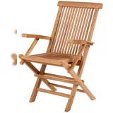 Mr. Deko Andover Klappsessel 53 x 60 x 89 cm braun