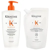 Kérastase Nutritive Bain Satin Riche Bundle 2 x 500