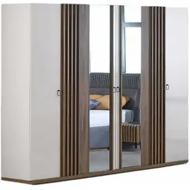 JV Möbel Schlafzimmer Kleiderschrank + Kommode Schrank Set Sideboard Kommoden 2tlg