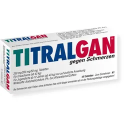 TITRALGAN Tabletten gegen Schmerzen 10 St