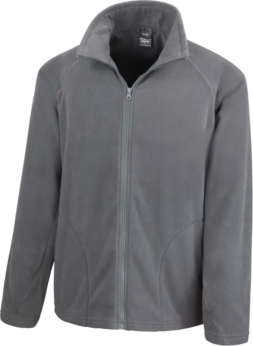 Result Core Herren Microfleece Jacke Fleece-Jacke R114X charcoal L