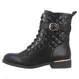 Fitters Footwear Kata Stiefeletten in Übergrößen Schwarz 2AA0210203 Black große Damenschuhe - Schwarz - 44