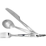 Vargo Titan-Besteckset, 3-teilig, silber