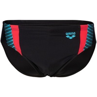 Arena Herren Threefold Swim Briefs, Black-black-anguria, 52 EU