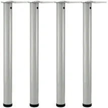 vasalat Tischfüße höhenverstellbar 1100-1130 mm rund 4 Stück