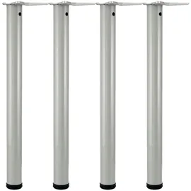 vasalat Tischfüße höhenverstellbar 1100-1130 mm rund 4 Stück