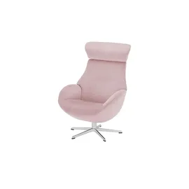 Sofa.de Fernsehsessel Globe Mikrofaser 79 x 111 x 84 cm Rosa/Pink drehbar