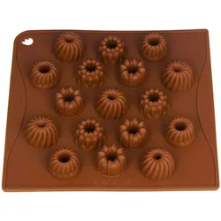 Wisefood Silikonform Gugelhupf - braun 18x17x2cm