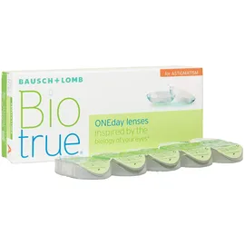 Bausch + Lomb Bausch & Lomb Biotrue ONEday for Astigmatism 30 Stück BC 8.4 mm DIA 14.5 / -1.25 / 80 / -4 Dioptrien