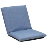 GarveeMore Schaukelsessel Bodenstuhl mit Rückenstütze, klappbarer gepolsterter Stuhl grün