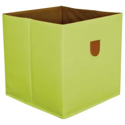 Aufbewahrungsbox PHOENIX "Stor' It", grün, B:34cm H:34cm T:34cm, Canvas, Aufbewahrungsboxen, B/H/T: 34 x 34 x 34 cm
