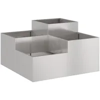 VidaXL Pflanzkübel 80x80x48 cm Cortenstahl