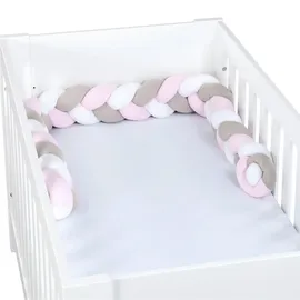 babybay Nestchenschlange 200 cm, Pink