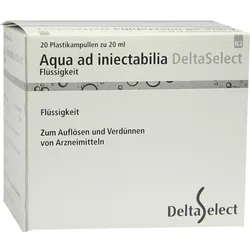 AQUA AD iniectabilia Plastik 20X20 ml Flüssigkeit