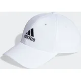 Adidas Cotton Twill Baseball Kappe White / Black Erwachsene (M/L)