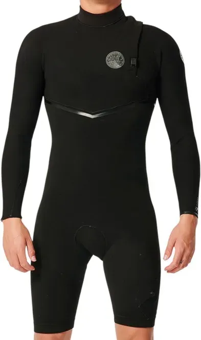 RIP CURL E BOMB 2/2 LS ZIP FREE Shorty 2025 black - XL