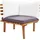 vidaXL Garten-Lounge-Set natur/grau-weiß