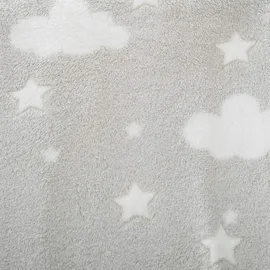 Atmosphera Créateur d'intérieur Plaid 125 x 150 cm Hellgrau