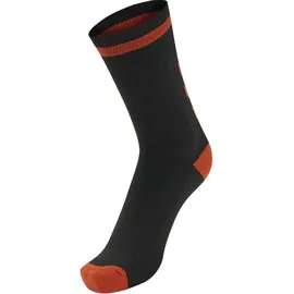 hummel Elite Indoor Sock Low Socks Multisport Erwachsene schwarz|rot 31/34