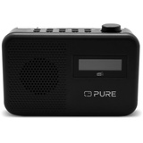 Pure Elan One2 DAB+ Radio mit Bluetooth 5.1 (LCD-Display, 10 Speichertasten, Batteriebetrieb mit 4xAA möglich) Charcoal