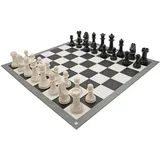 World Chess Championship Set Full Official Turnier Extra Queens Unique Sets for Kids and Adults Board Game Weighted Pieces (Extra Queens)