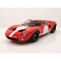 Solido Modellfahrzeug 1:18 Ford GT 40 red Racing S1803005 Rot 1/18ème