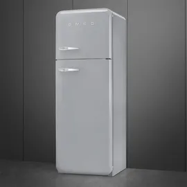 Smeg FAB30RSV5 Retro-Kühl-Gefrierkombination (222 l, 1720 mm hoch, Silber)