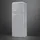 Smeg FAB30RSV5 Retro-Kühl-Gefrierkombination (222 l, 1720 mm hoch, Silber)
