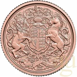 1/4 Pfund Goldmünze Memorial Sovereign King Charles 2022