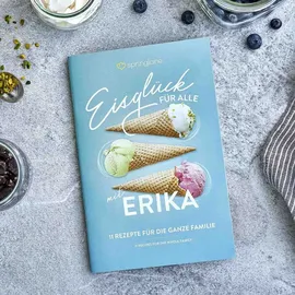 Springlane Eismaschine & Joghurtbereiter Erika 2,5 L mit selbstkühlendem Kompressor 250 W, Eiscrememaschine Edelstahl mit Kühl- und Heizfunkt... - Grau