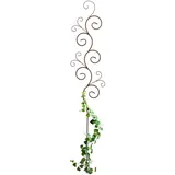 Relaxdays Rankhilfe Bodenstecker 160 x 30 cm Braun