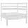vidaXL Garten-Lounge-Set 8-tlg. Massivholz Kiefer weiß