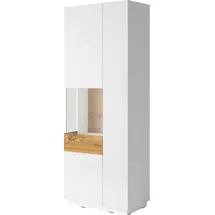 OTTO home Vitrine SILKE 80 x 40 x 207 cm Weiß