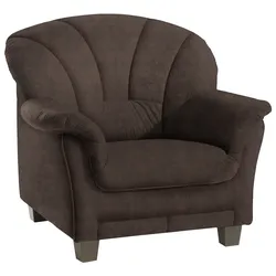 Sessel HOME AFFAIRE "Camelita auch in Leder", braun, B:93cm H:86cm T:81cm, MELROSE/Struktur (100% Polyester), Echtleder mit Kunstleder im Rücken, Microfaser PRIMABELLE (100% Polyester), MELROSE (100% Polyester), Sessel, Polstersessel, 4 Bezugsstoffe zur Auswahl