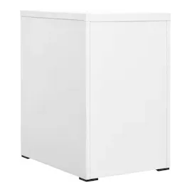 vidaXL Aktenschrank Weiß 46x62x72,5 cm Stahl