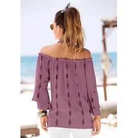 LASCANA Carmenbluse Mehrfarbig 42