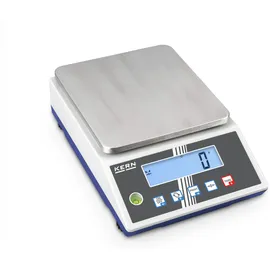 Kern Sohn Kern Präzisionswaage PCB 6000-0+C kalibriert, Wägebereich 6000 g, Ablesbarkeit 1 g