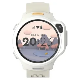 myFirst Fone R2 Kinder-Smartwatch Nougat White mit GPS, Herzfrequenzsensor, Videoanruf und Musikfunktion