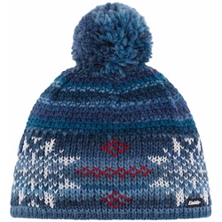 Eisbär Ike Pompon Mütze blau